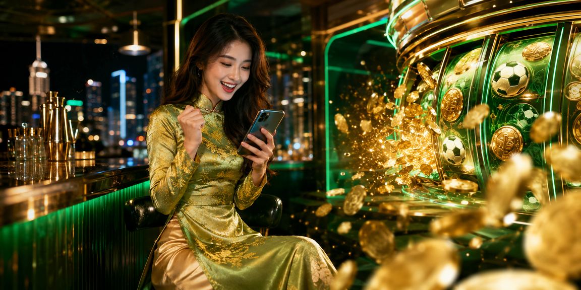 Phụ nữ mặc áo dài tại TP.HCM thư giãn với trò chơi slot trên điện thoại